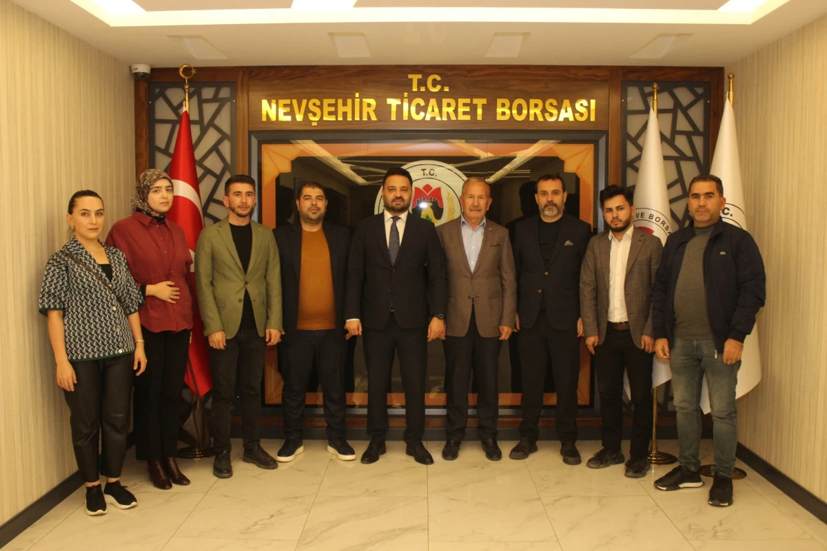 AK Parti Nevşehir Heyeti, Ticaret Borsası’nı Ziyaret Etti