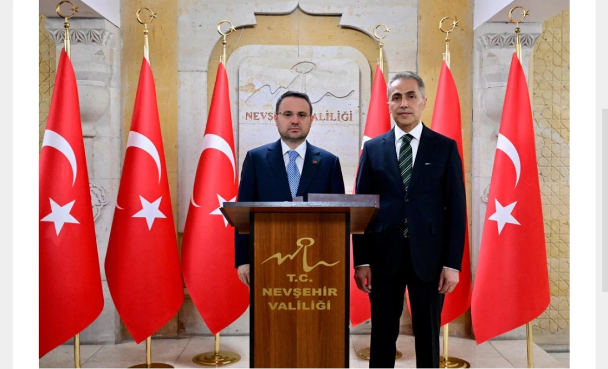 ADALET BAKANI AKIN G&Uuml;RLEK NEVŞEHİR'DE: İLK DURAK VALİLİK OLDU