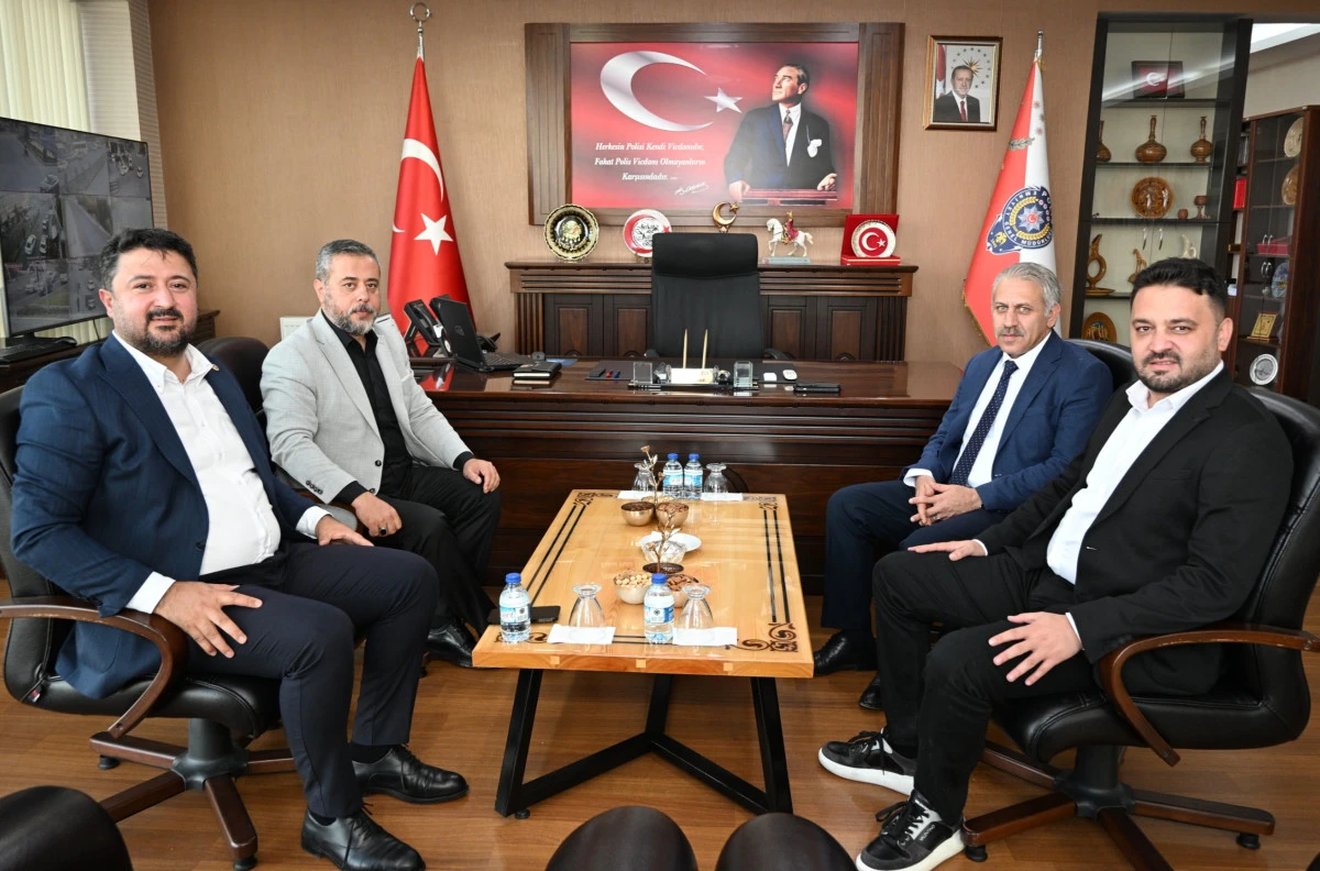 AK Parti Heyetinden Emniyet Müdürü Serkan Karaman’a Ziyaret