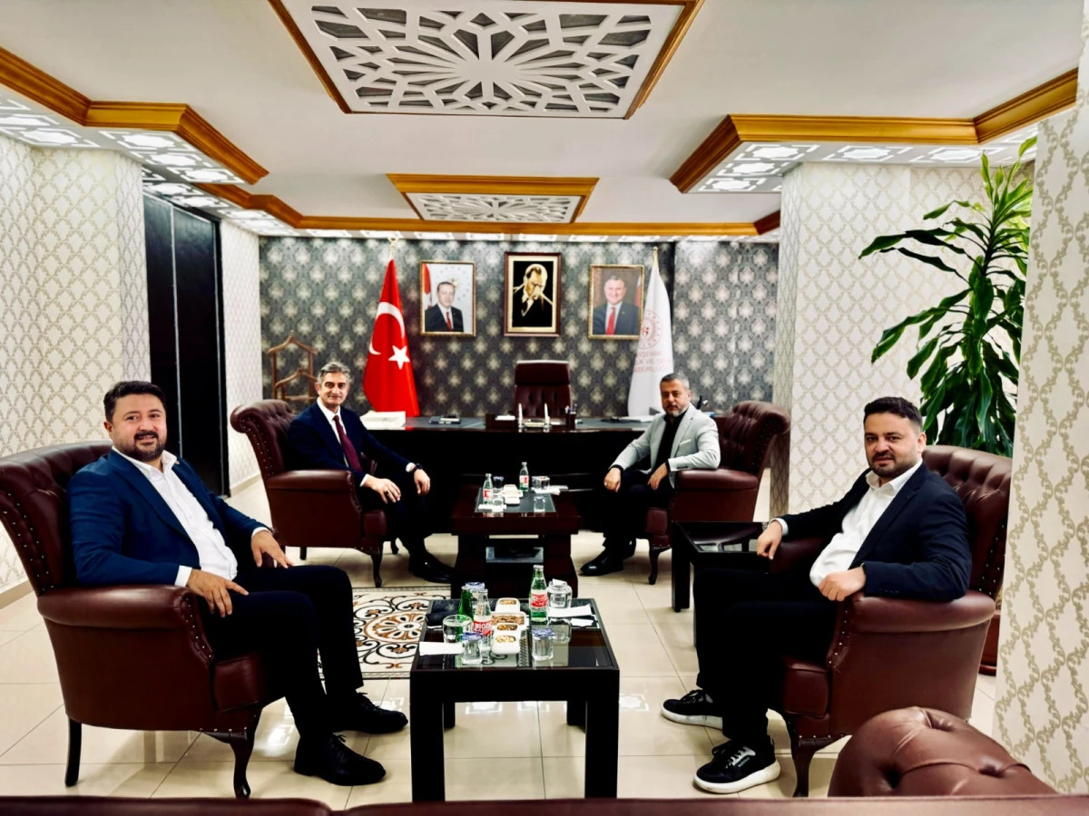 AK Parti Heyetinden Gençlik ve Spor İl Müdürü Keskin’e Hayırlı Olsun Ziyareti