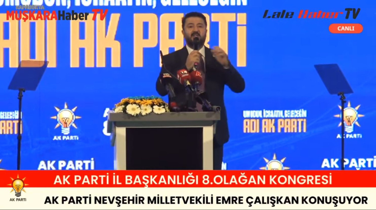 AK Parti İl Başkanlığı 8.Olağan kongresi yapıldı