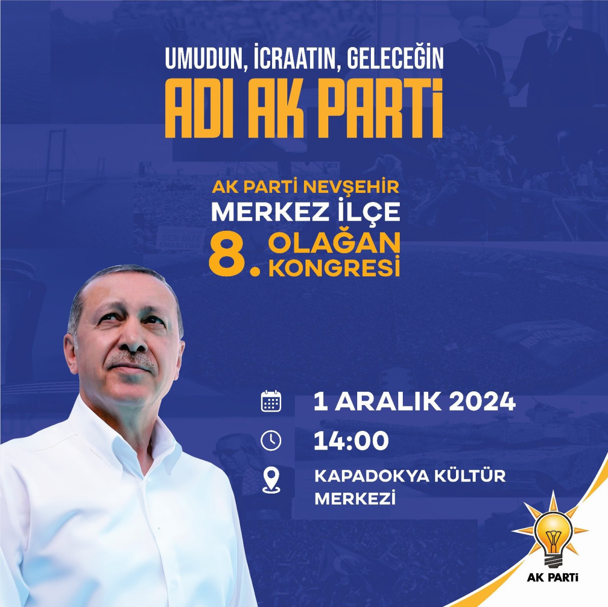 AK Parti Merkez İlçe Kongresi 1 Aralık’ta Yapılacak