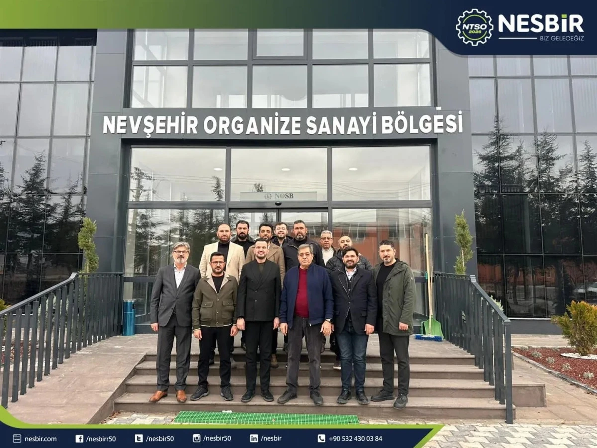 Başkan Adayı Ertaş ve NESBİR'den Nevşehir OSB&rsquo;ye Hayırlı Olsun Ziyareti 