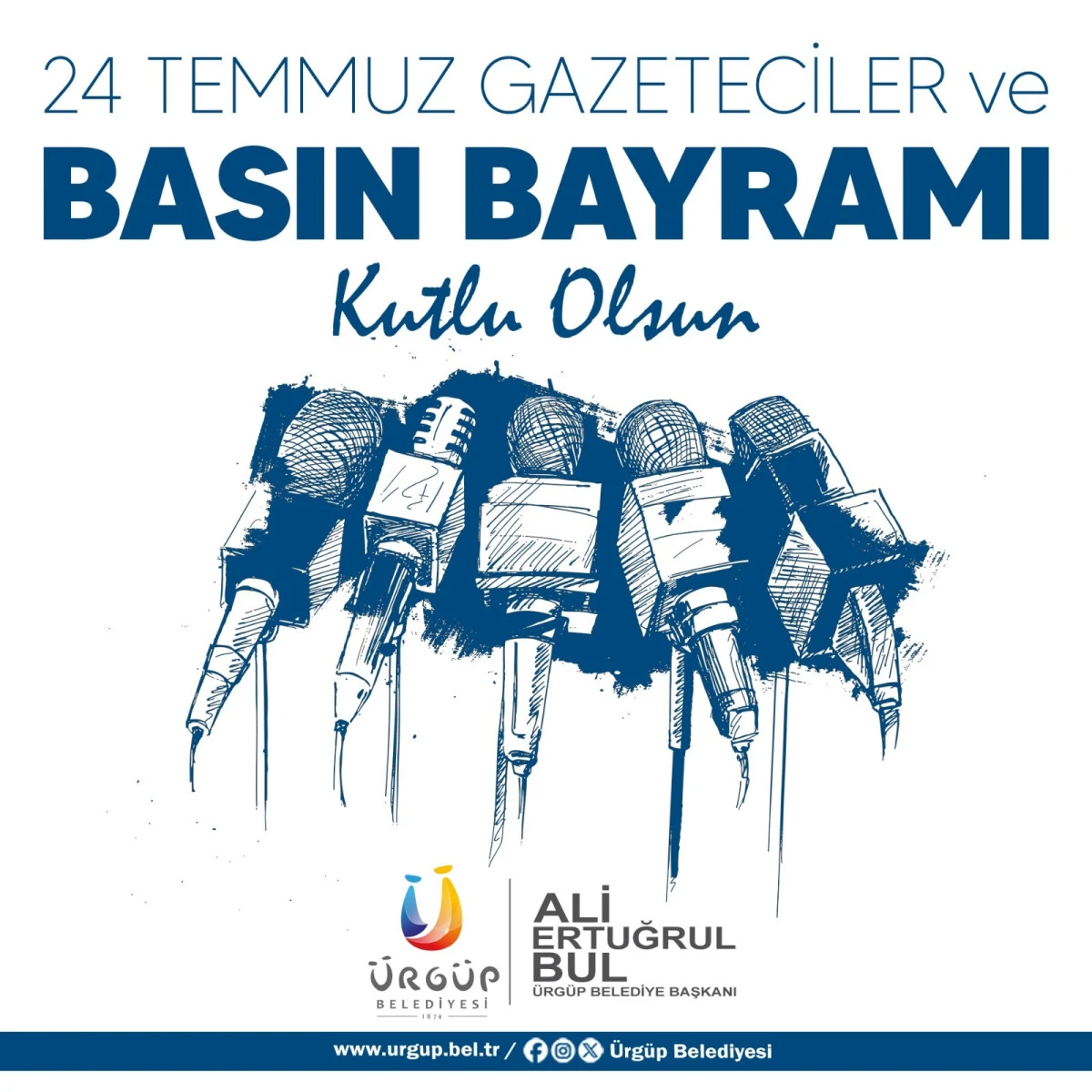 Başkan Ali Ertuğrul Bul'dan 24 Temmuz Gazeteciler ve Basın Bayramı Mesajı