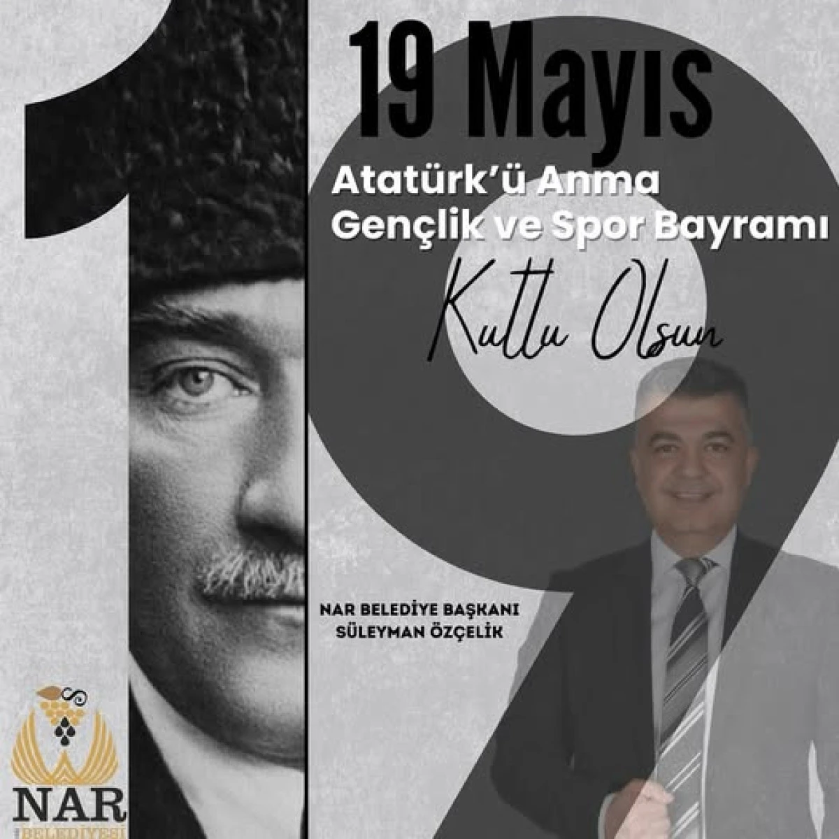 Başkan Özçelik’den 19 Mayıs Mesajı