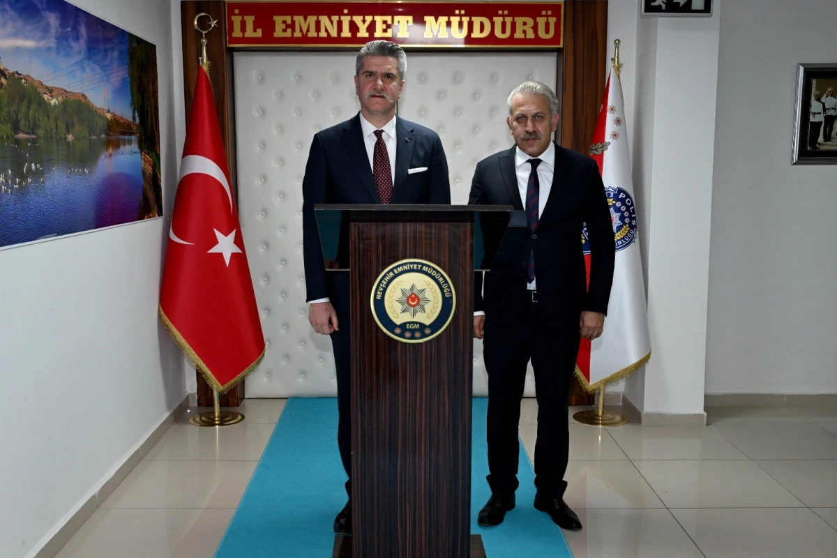 Başsavcı Adem &Ccedil;alış, İl Emniyet M&uuml;d&uuml;r&uuml; Serkan Karaman ile Bir Araya Geldi