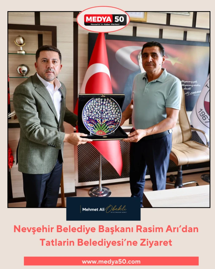 Belediye Başkanı Rasim Arı&rsquo;dan Tatlarin Belediyesi&rsquo;ne Ziyaret