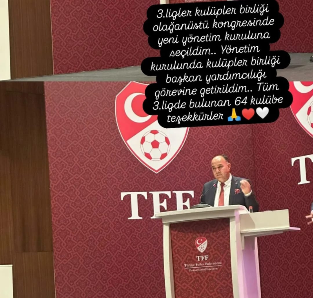 Demir, Kulüpler Birliği Yönetim Kuruluna Seçildiğini Böyle Duyurdu