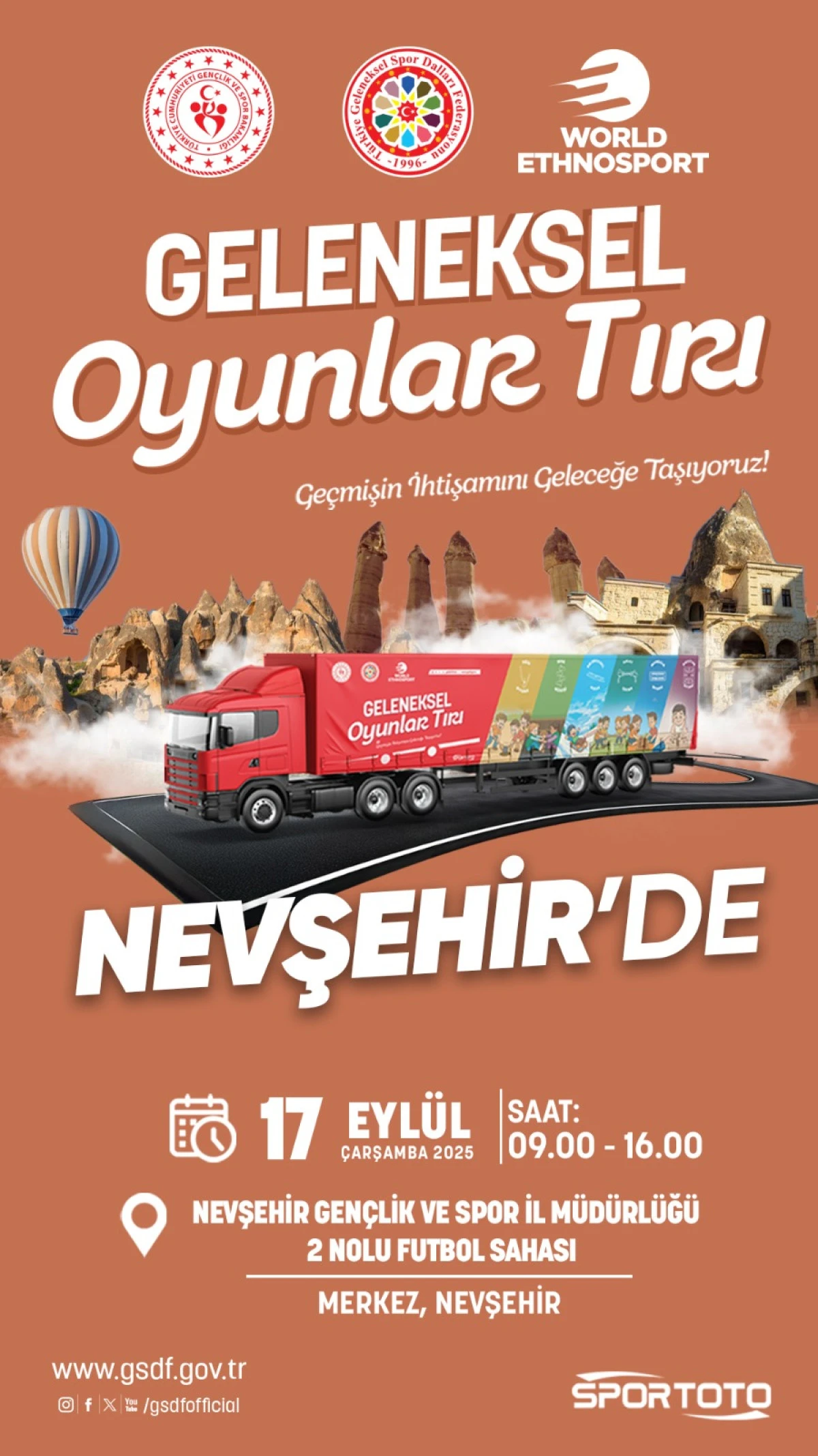 Geleneksel Oyunlar Tırı Nevşehir’e Geliyor