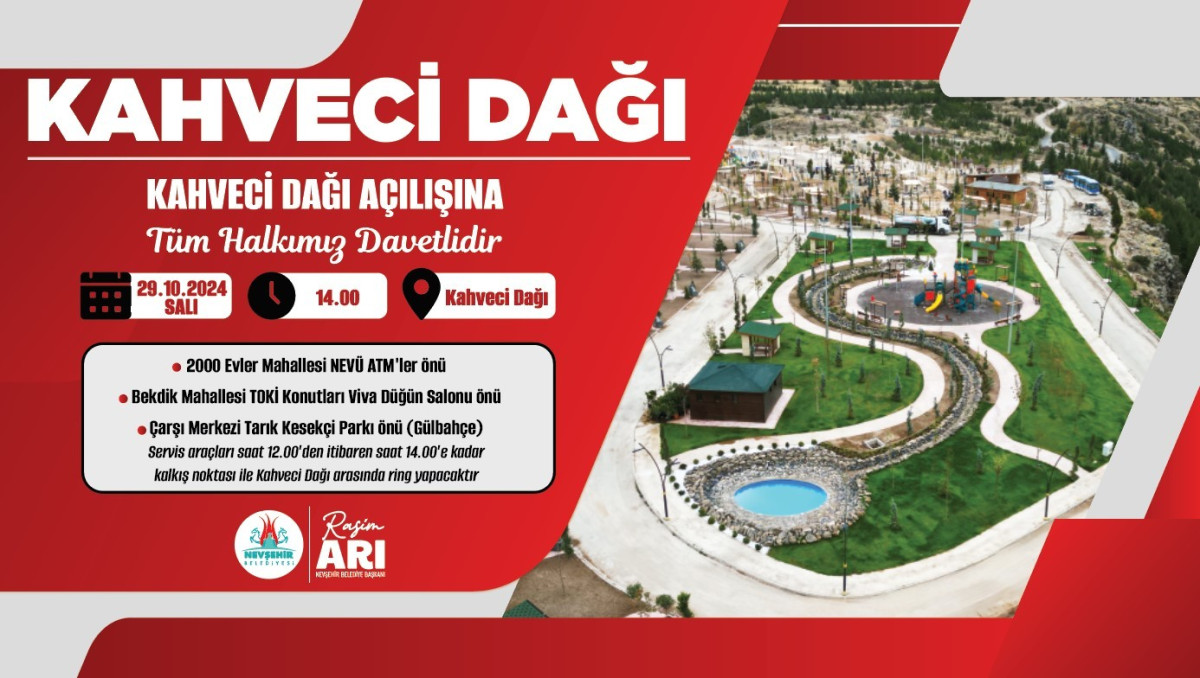 Kahveci Dağı Konaklamalı Orman Parkı Yarın Açılıyor