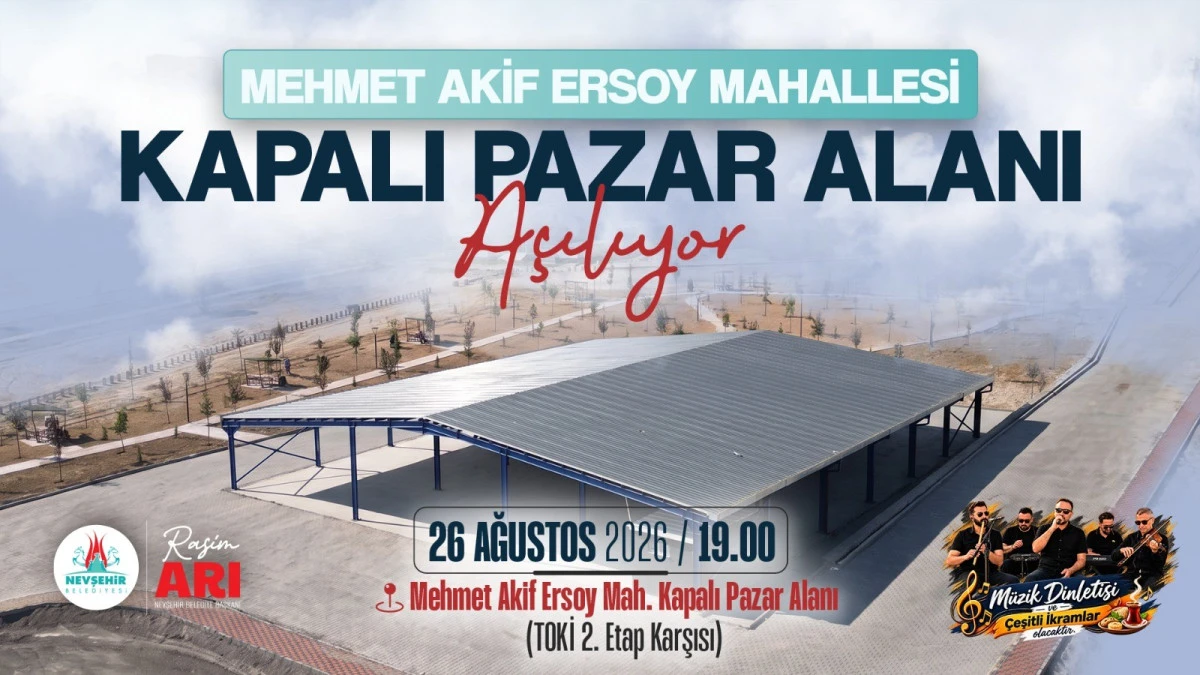 Kapalı Semt Pazarı Hizmete A&ccedil;ılıyor