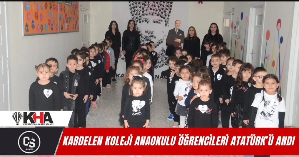 Kardelen Anaokulu Öğrencilerinden 10 Kasım’a Anlamlı Anma