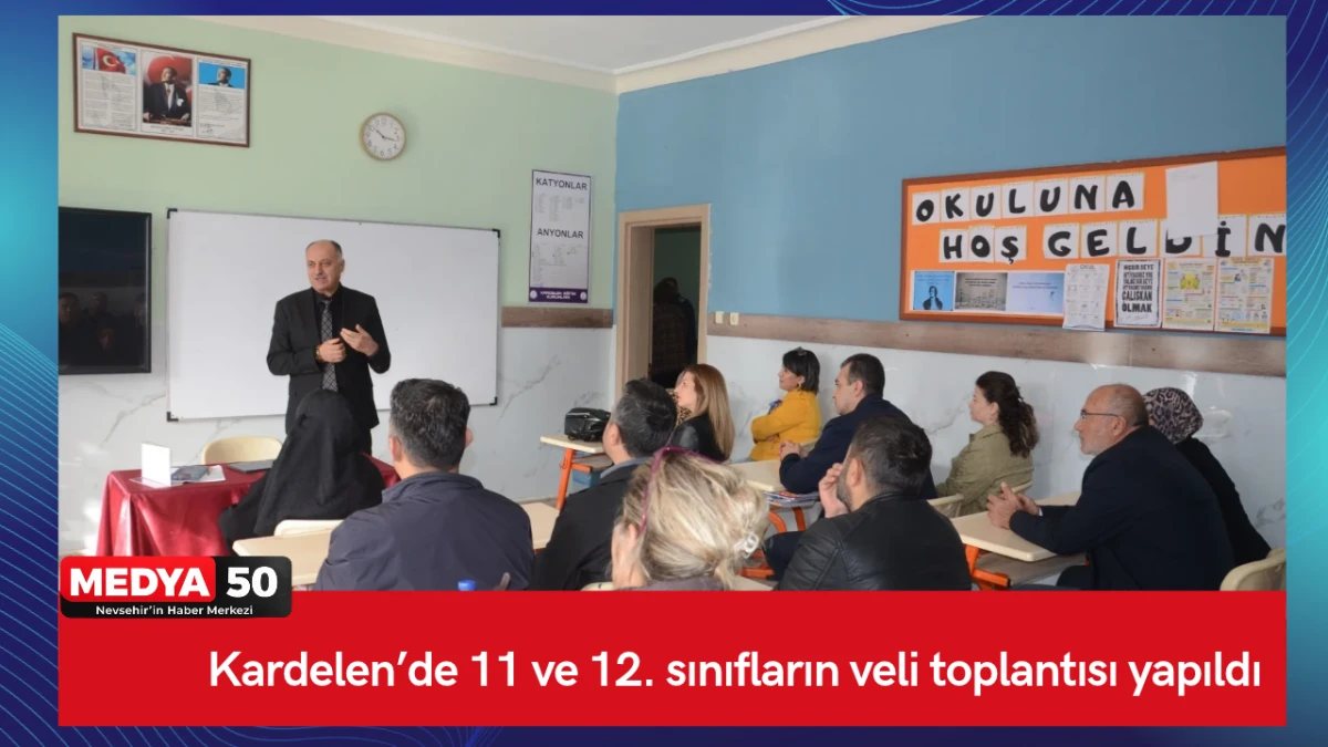 Kardelen&rsquo;de 11 ve 12. sınıfların veli toplantısı yapıldı