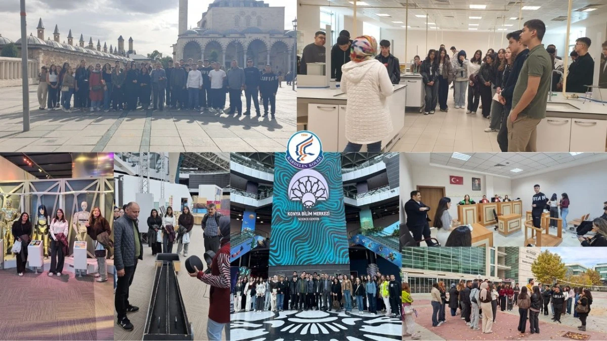 Kardelenli öğrenciler Konya’da üniversite ve kültür gezisi yaptı