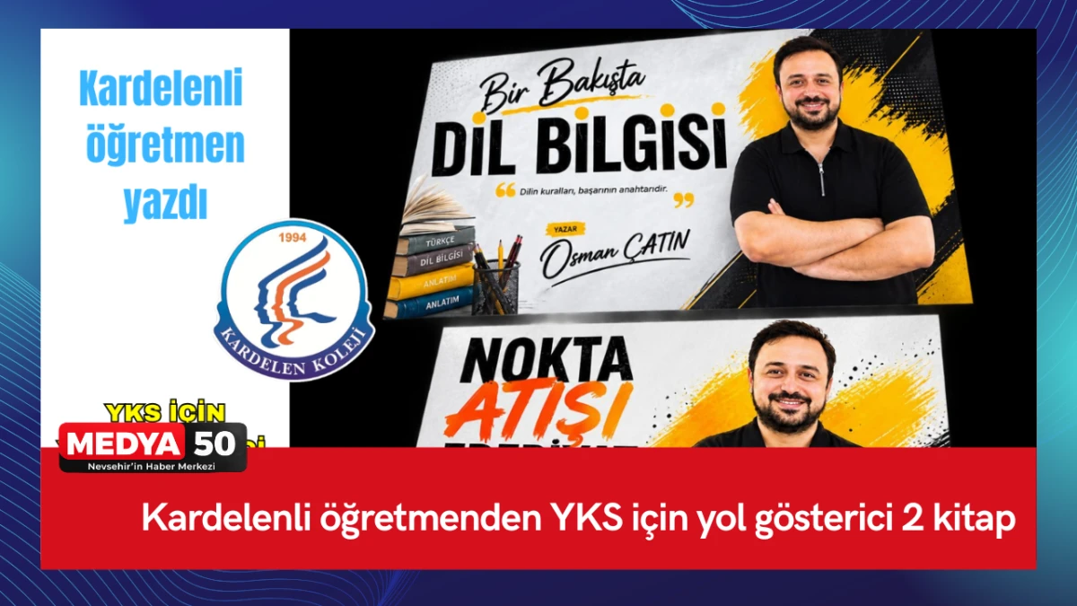 Kardelenli &ouml;ğretmenden YKS i&ccedil;in yol g&ouml;sterici 2 kitap