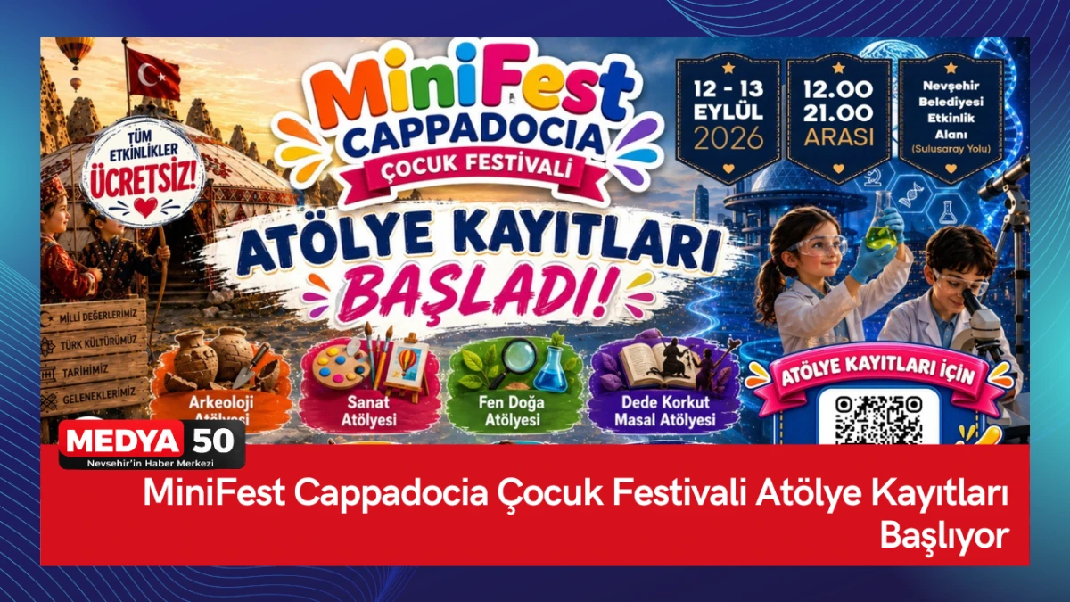 MiniFest Cappadocia &Ccedil;ocuk Festivali At&ouml;lye Kayıtları Başlıyor