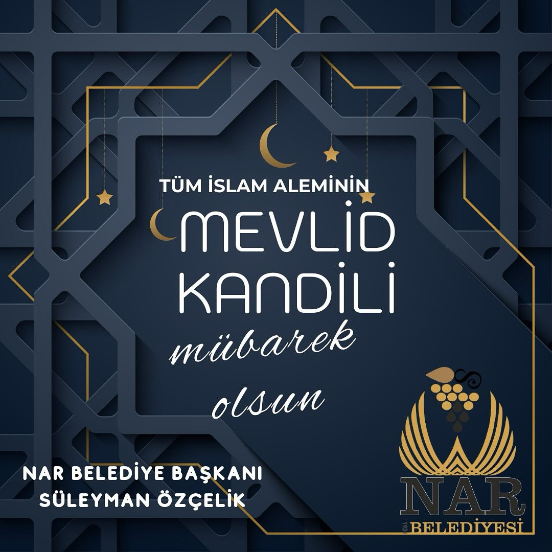 Nar Belediye Başkanı Süleyman Özçelik Mevlid Kandilini Kutladı