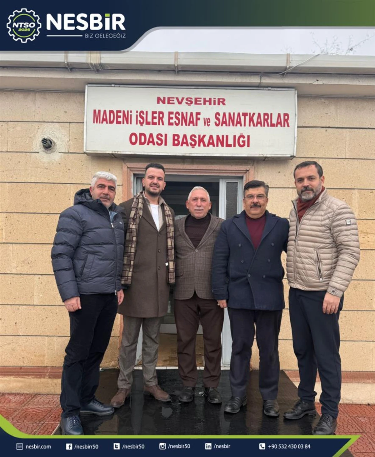 NESBİR Heyetinden Oda Başkanlarına Tebrik Ziyareti