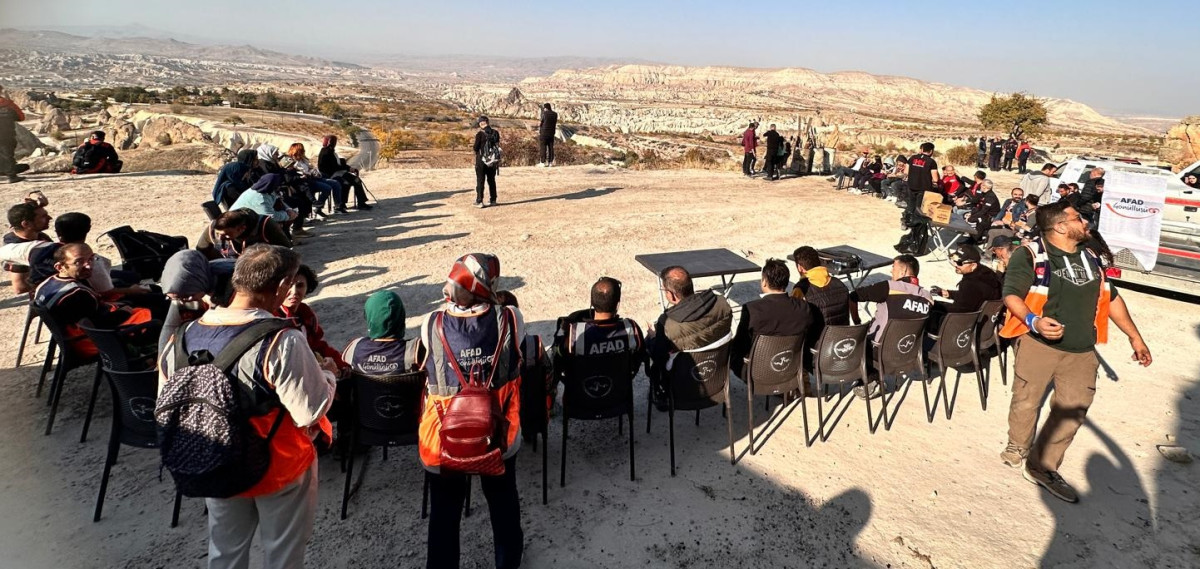 Nevşehir  AFAD il Müdürlüğü vadi yürüyüşü ve vadi temizliği Yaptı