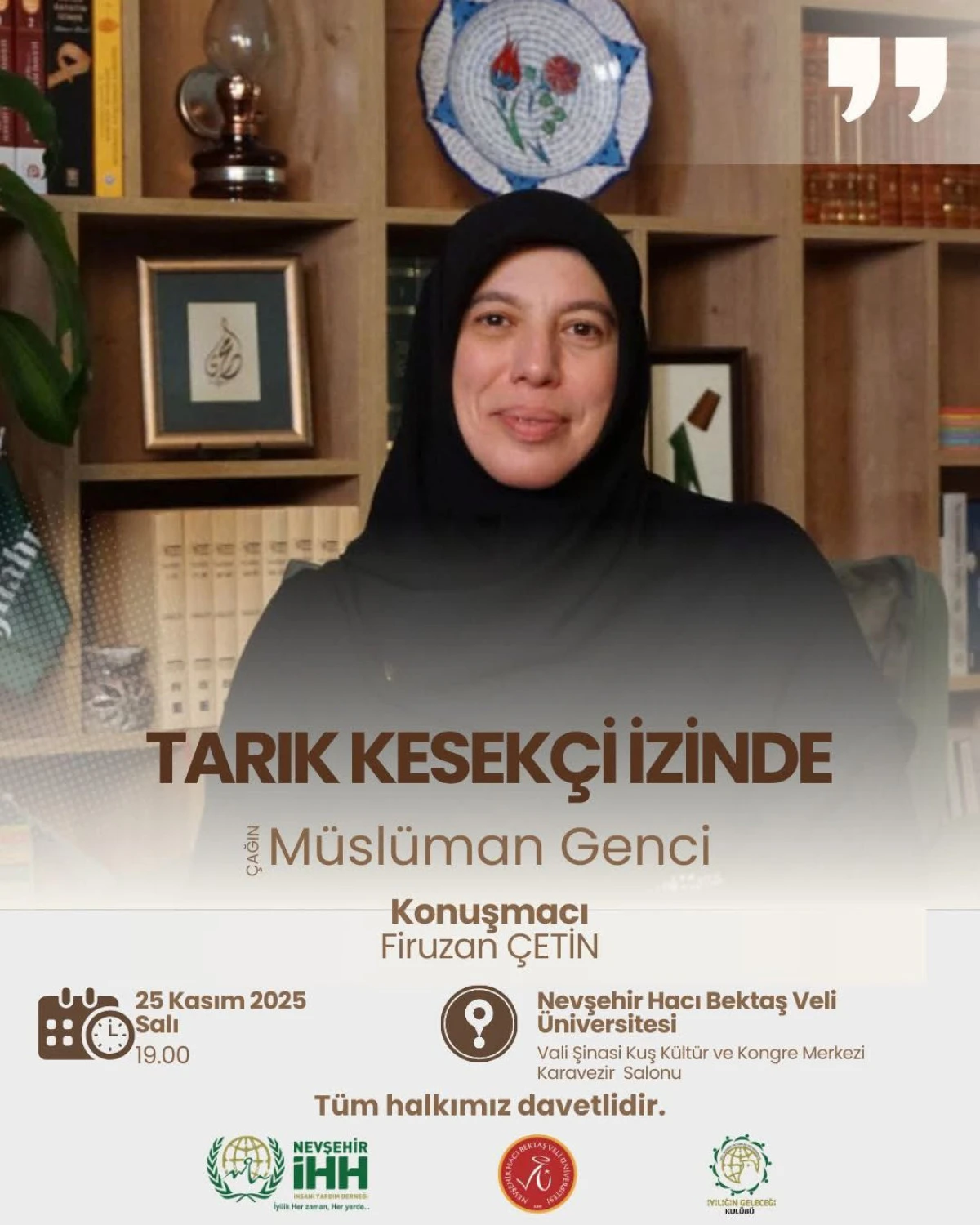 Nevşehir İHH’dan Anlamlı Program: “Tarık Kesekçi İzinde - Çağın Müslüman Genci”