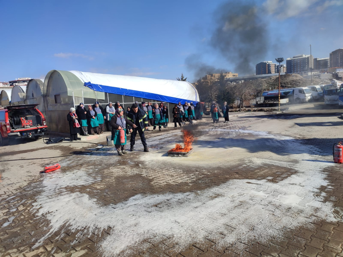 Nevşehir İtfaiyesi’nden Koruma, Kurtarma ve Söndürme Eğitimleri