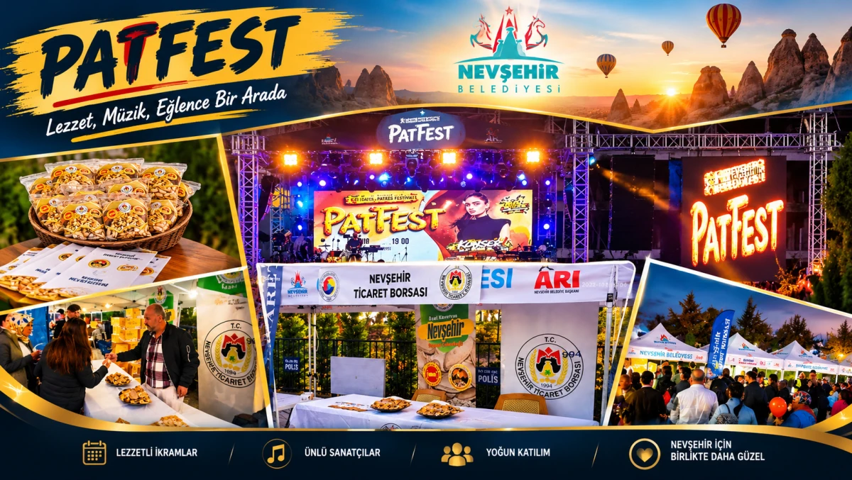 Nevşehir Ticaret Borsası&rsquo;ndan PATFEST&rsquo;te Coğrafi İşaretli Kabak &Ccedil;ekirdeği İkramı