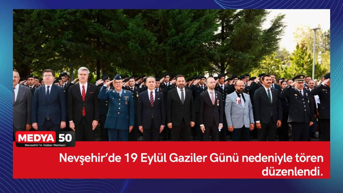 Nevşehir&rsquo;de 19 Eyl&uuml;l Gaziler G&uuml;n&uuml; nedeniyle t&ouml;ren d&uuml;zenlendi.