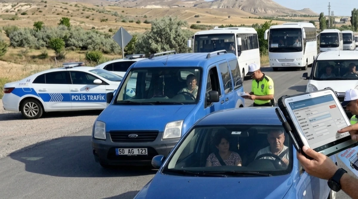 Nevşehir&rsquo;de Bayram D&ouml;n&uuml;ş&uuml; Yoğunluğu: B&ouml;lge Trafik Ekiplerinden Sıkı Denetim