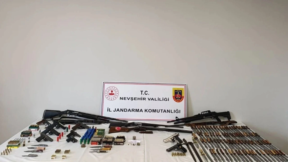 Nevşehir&rsquo;de Dev Silah Operasyonu: 6 Kişi Tutuklandı