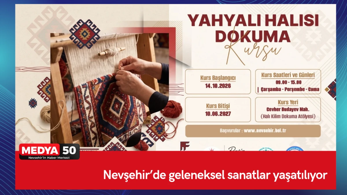 Nevşehir&rsquo;de geleneksel sanatlar yaşatılıyor