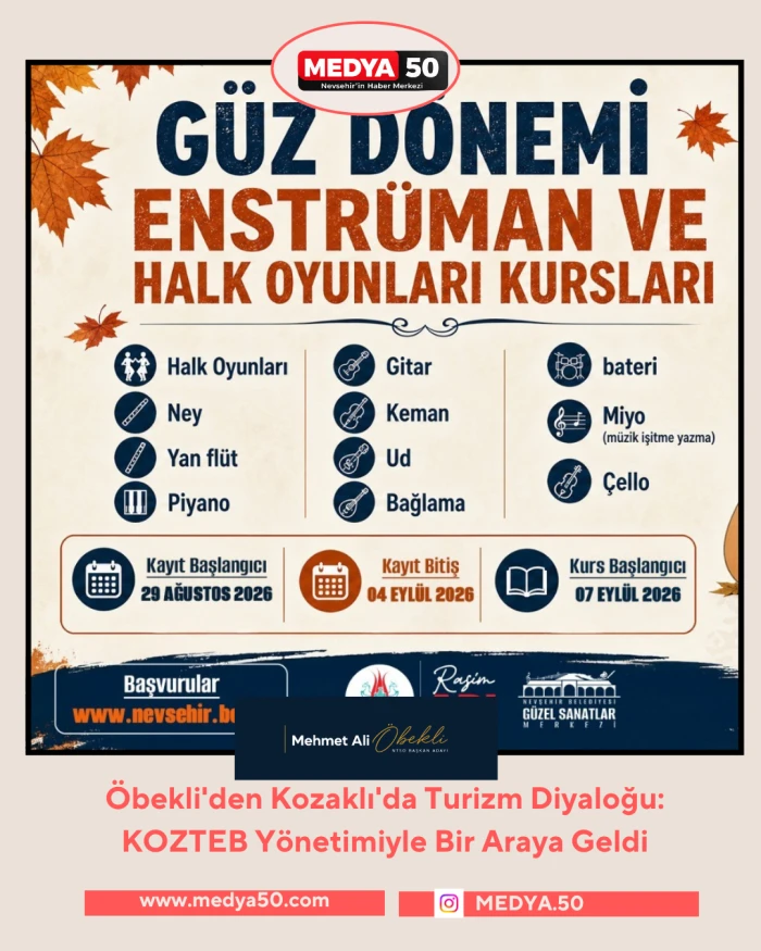 Nevşehir&rsquo;de g&uuml;z d&ouml;nemi sanat kursları başlıyor