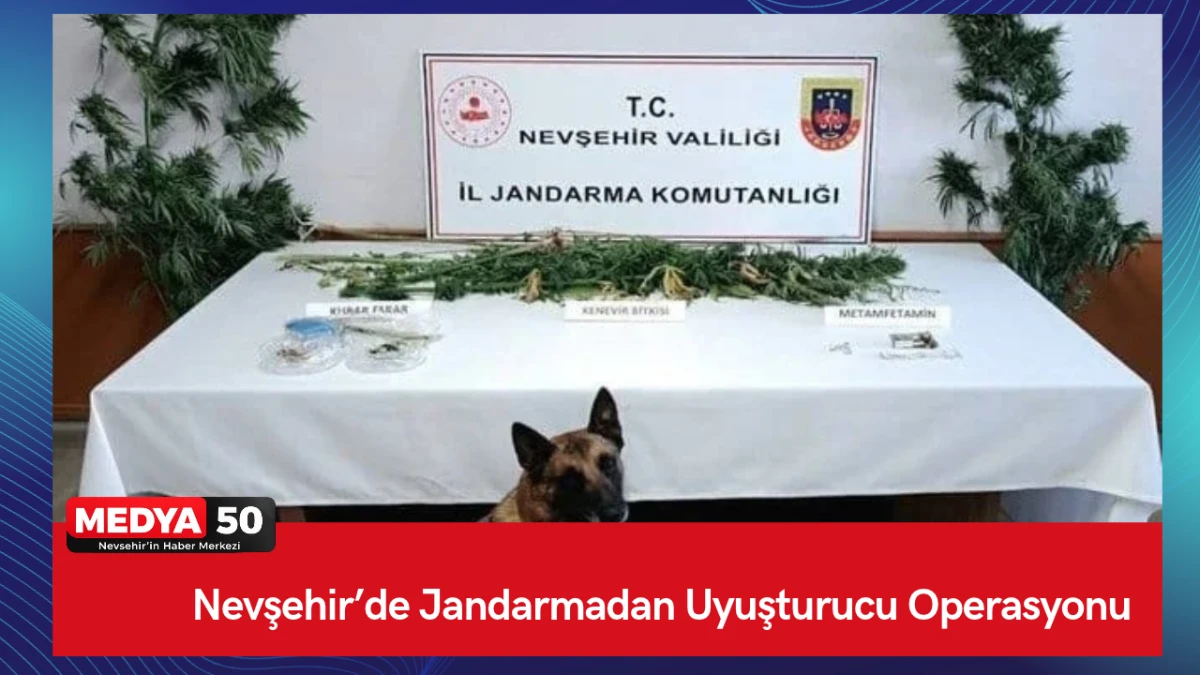 Nevşehir&rsquo;de Jandarmadan Uyuşturucu Operasyonu