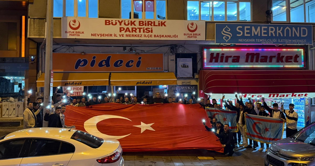 Nevşehir&rsquo;de parti binasına baskın