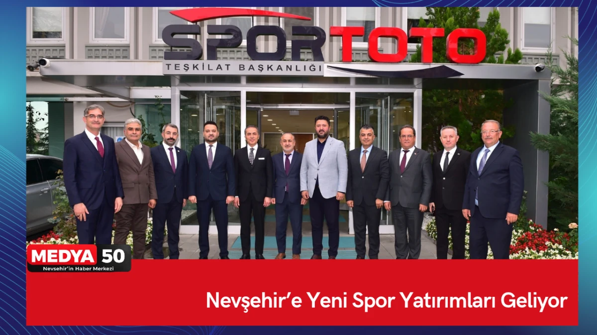 Nevşehir&rsquo;e Yeni Spor Yatırımları Geliyor