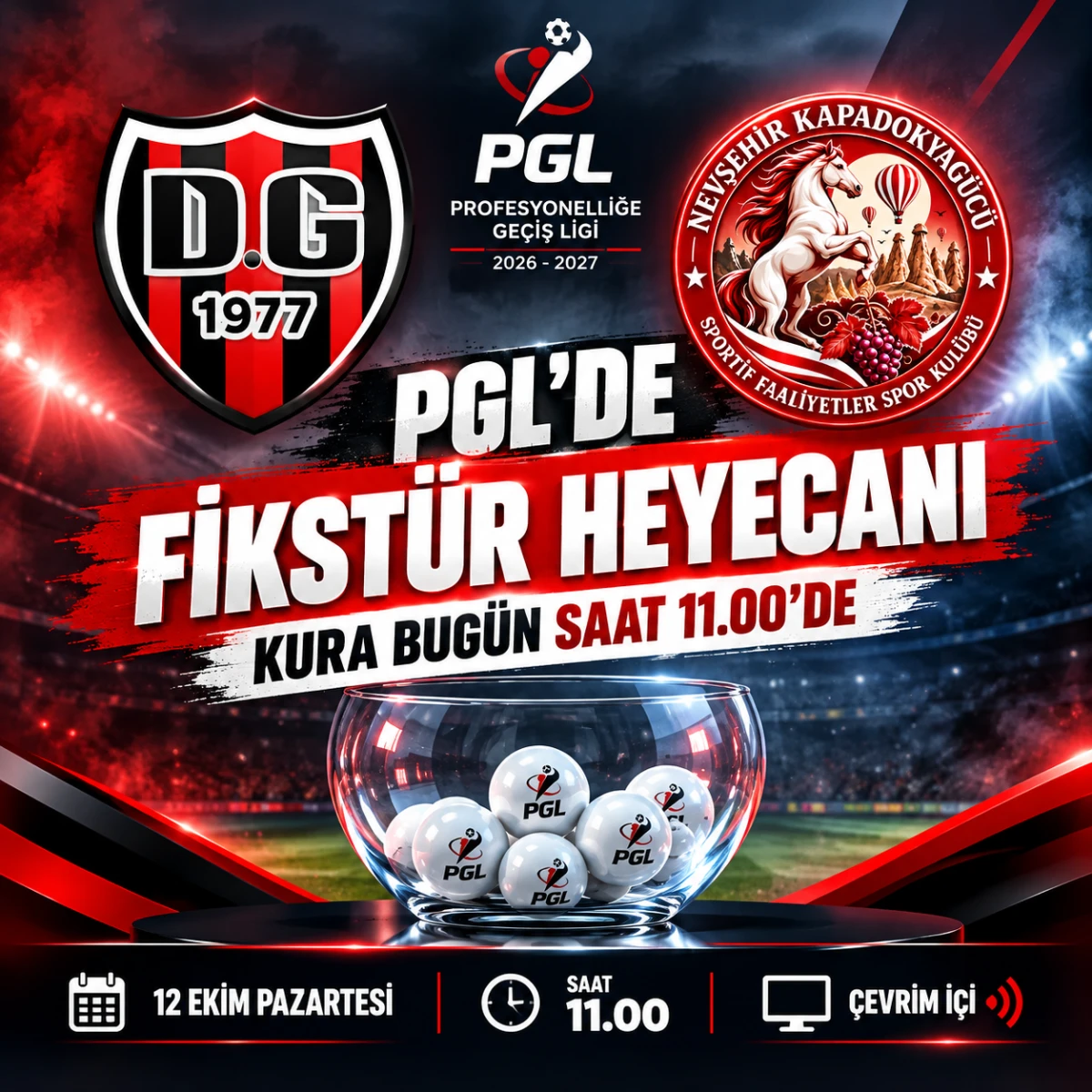 PGL&rsquo;de Fikst&uuml;r Heyecanı: Kura Bug&uuml;n Saat 11.00&rsquo;de