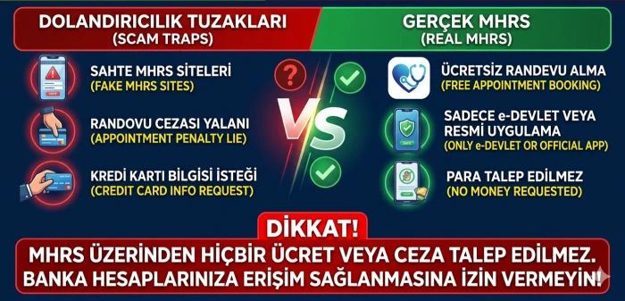 SİBER DOLANDIRICILARDAN YENİ TUZAK: MHRS ÜZERİNDEN "ÖDENMEMİ