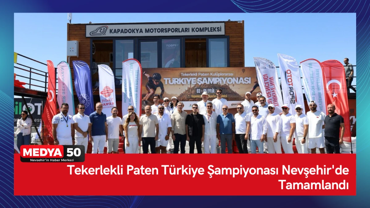 Tekerlekli Paten T&uuml;rkiye Şampiyonası Nevşehir'de Tamamlandı