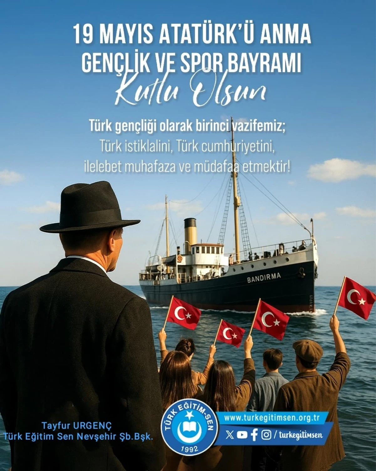 TES Başkanı Urgenç; Vazifemiz; Türk İstiklal Ve Cumhuriyetini Korumaktır