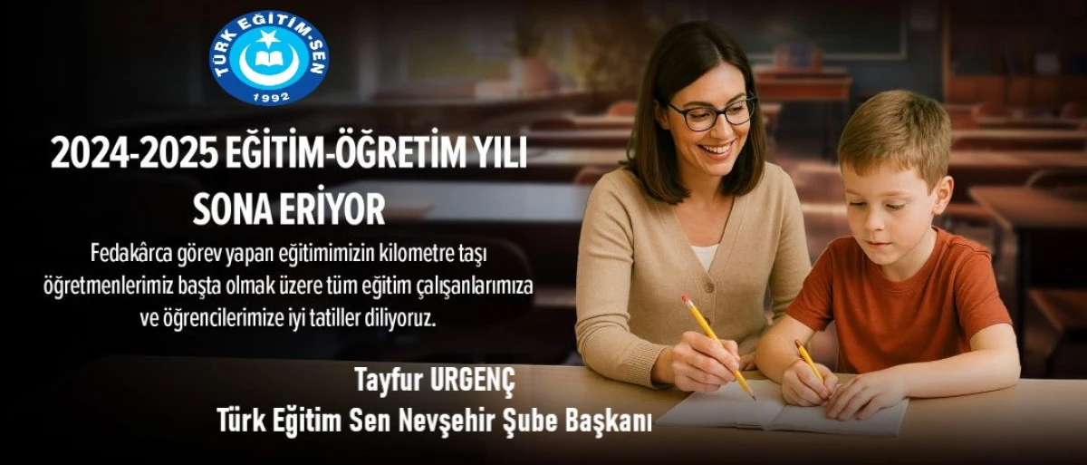 TES Nevşehir Şube Başkanı Tayfur Urgenç; Eğitim Maratonu Sona Eriyor