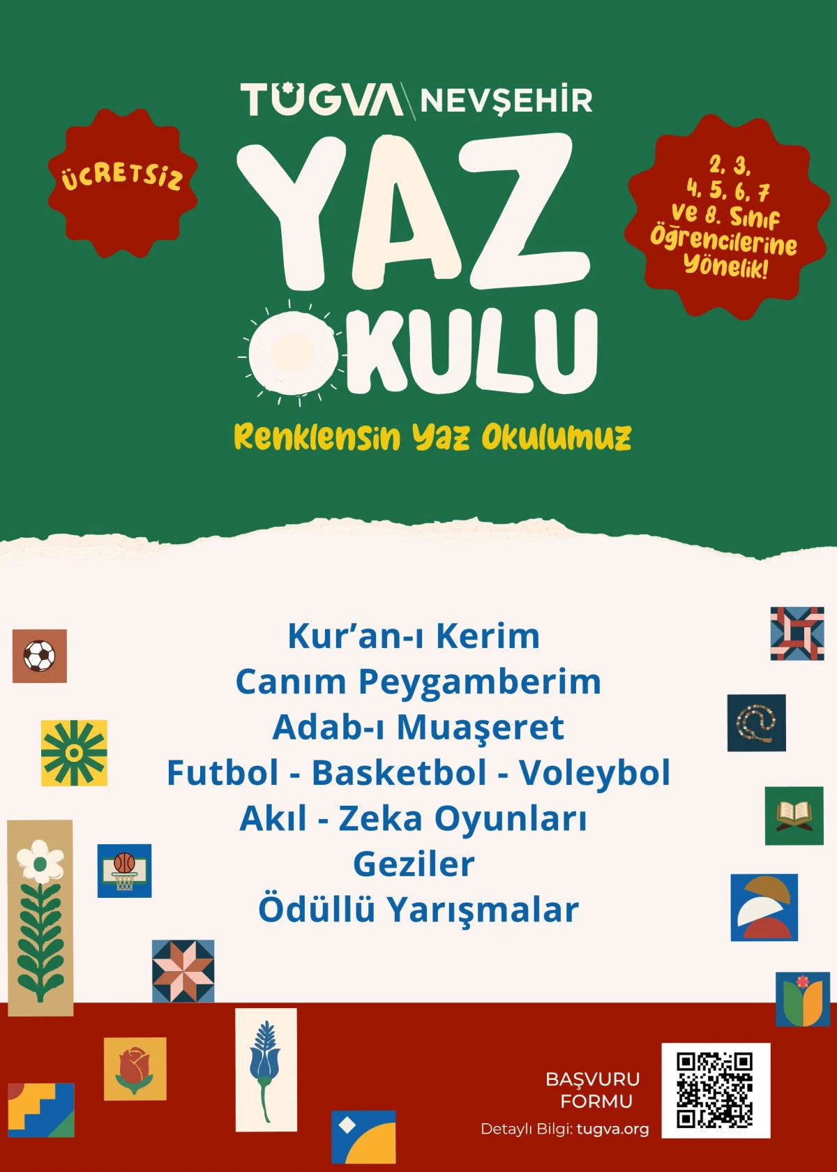 T&Uuml;GVA Nevşehir'den &Ccedil;ocuklara Yaz S&uuml;rprizi: &Uuml;cretsiz Yaz Okulu İ&ccedil;in Kayıtlar Başladı!