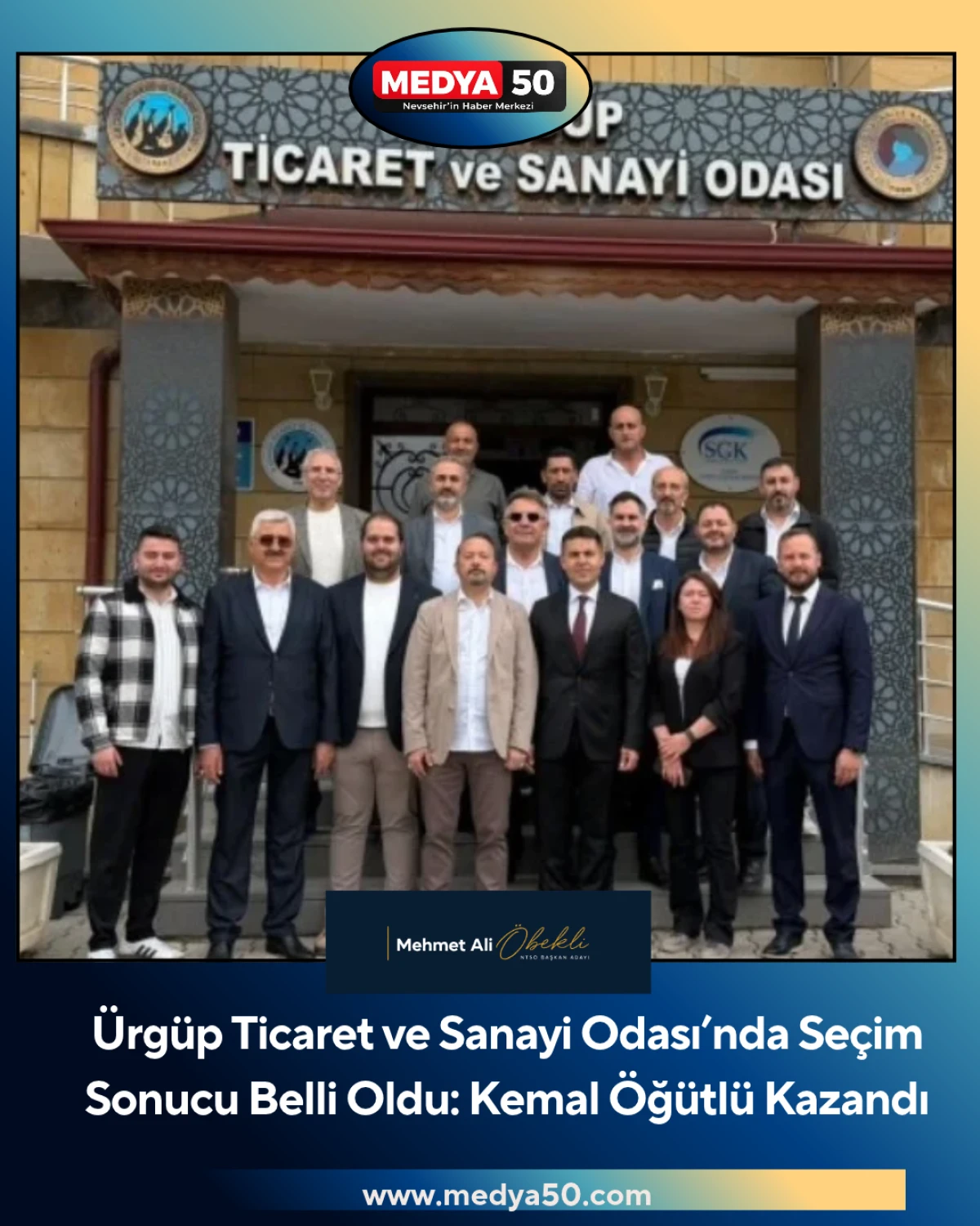 &Uuml;rg&uuml;p Ticaret ve Sanayi Odası&rsquo;nda Se&ccedil;im Sonucu Belli Oldu: Kemal &Ouml;ğ&uuml;tl&uuml; Kazandı