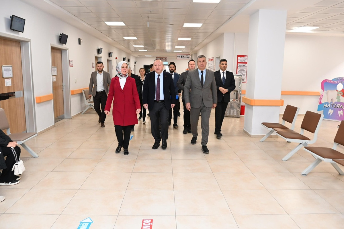 Vali Ali Fidan, Ağız ve Diş Sağlığı Merkezi’ni ziyaret etti