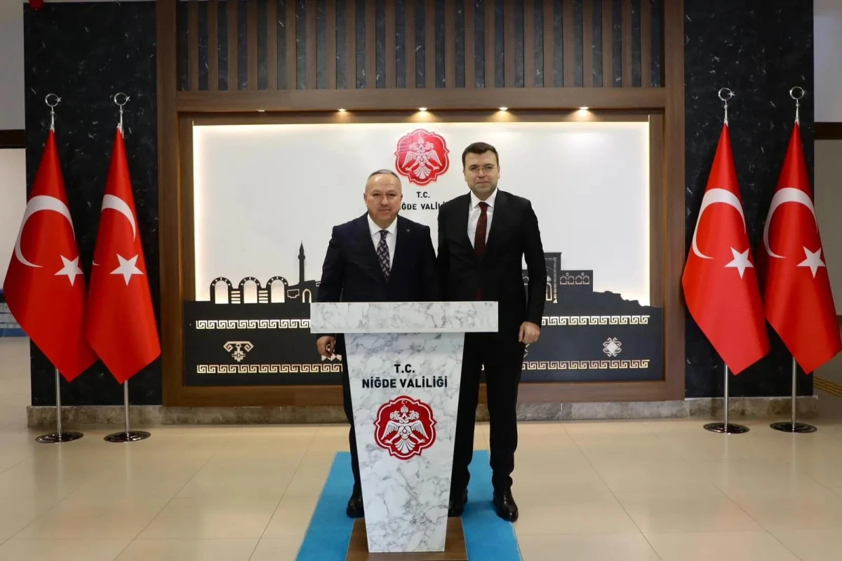 Vali Fidan, Niğde Valiliğine Atanan Akmeşe&rsquo;yi Tebrik Etti