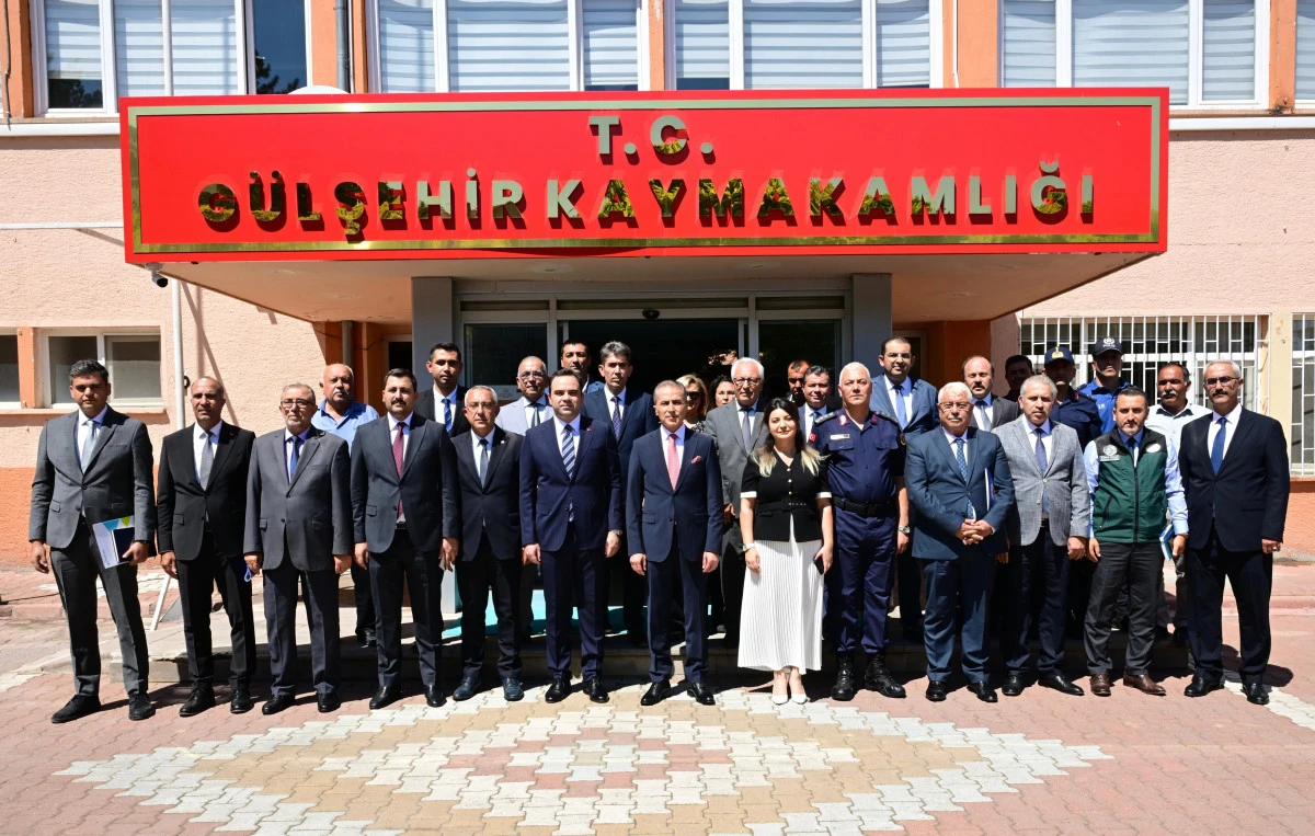 Vali H&uuml;seyin K&ouml;k&rsquo;ten G&uuml;lşehir Kaymakamlığı&rsquo;na Ziyaret