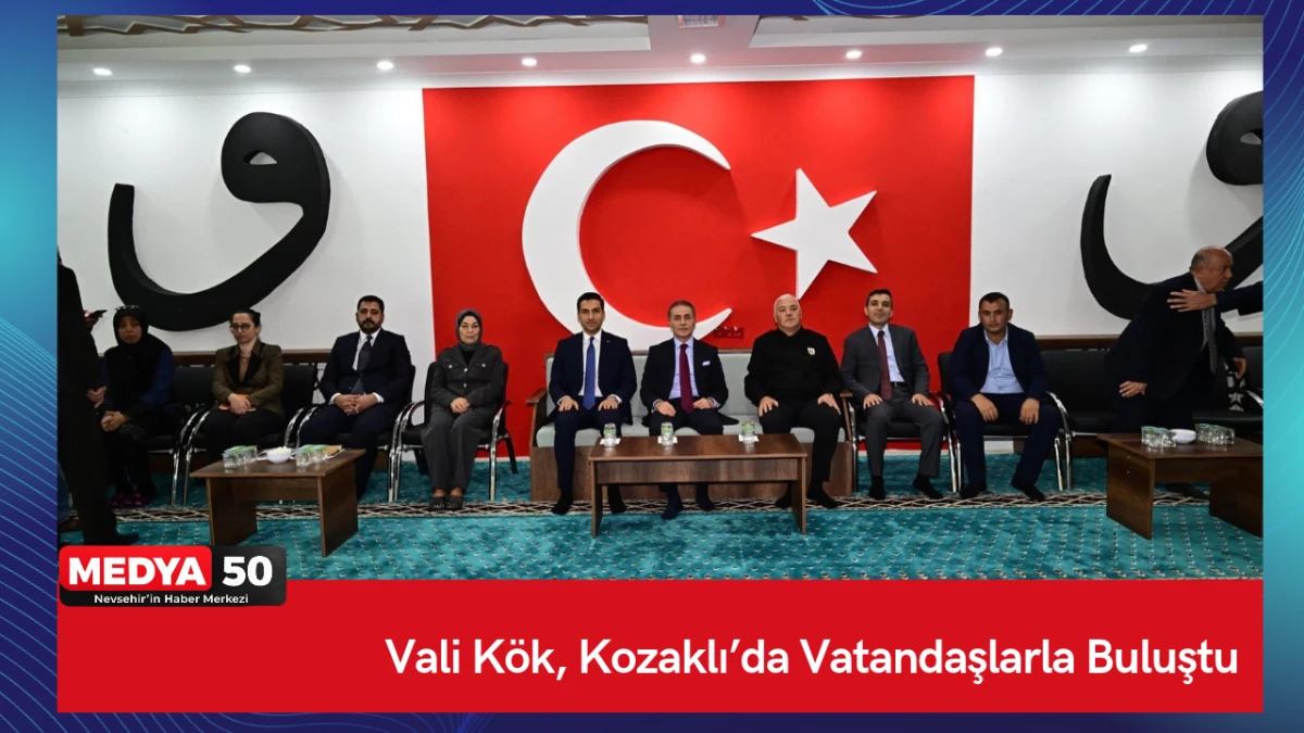 Vali K&ouml;k, Kozaklı&rsquo;da Vatandaşlarla Buluştu