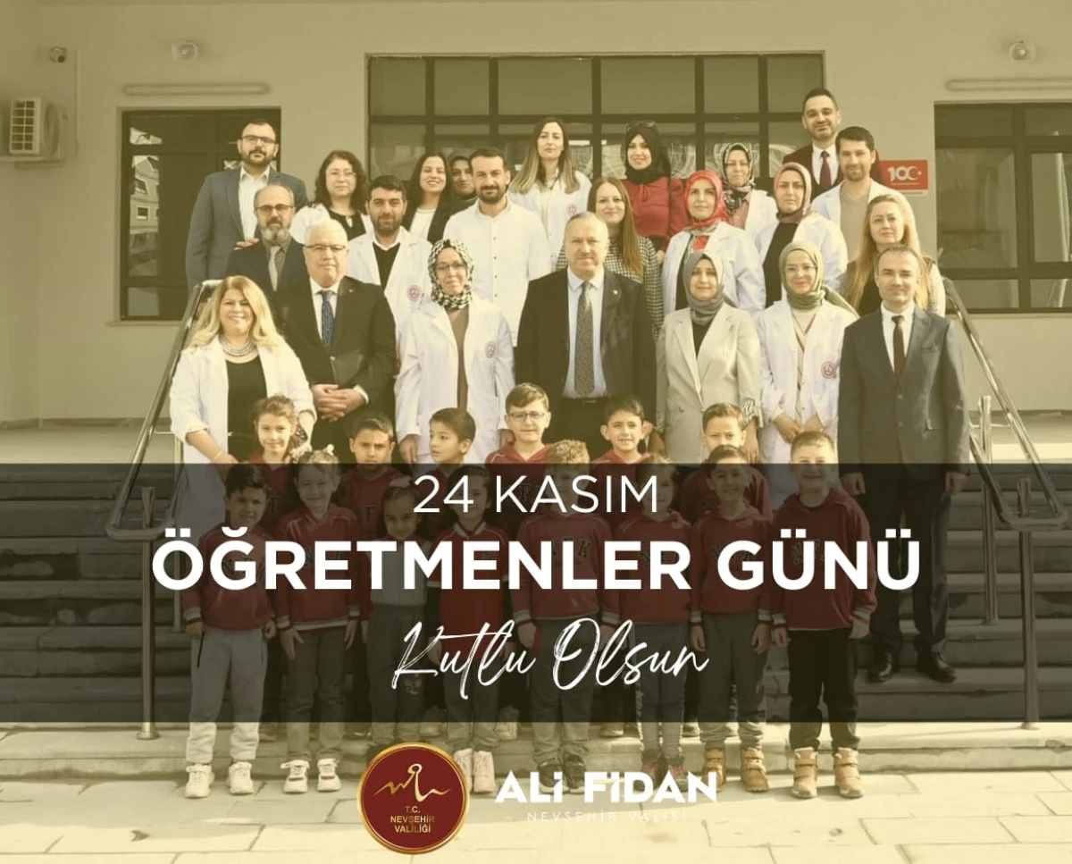 ValiFidan’ın 24 Kasım Öğretmenler Günü Mesajı