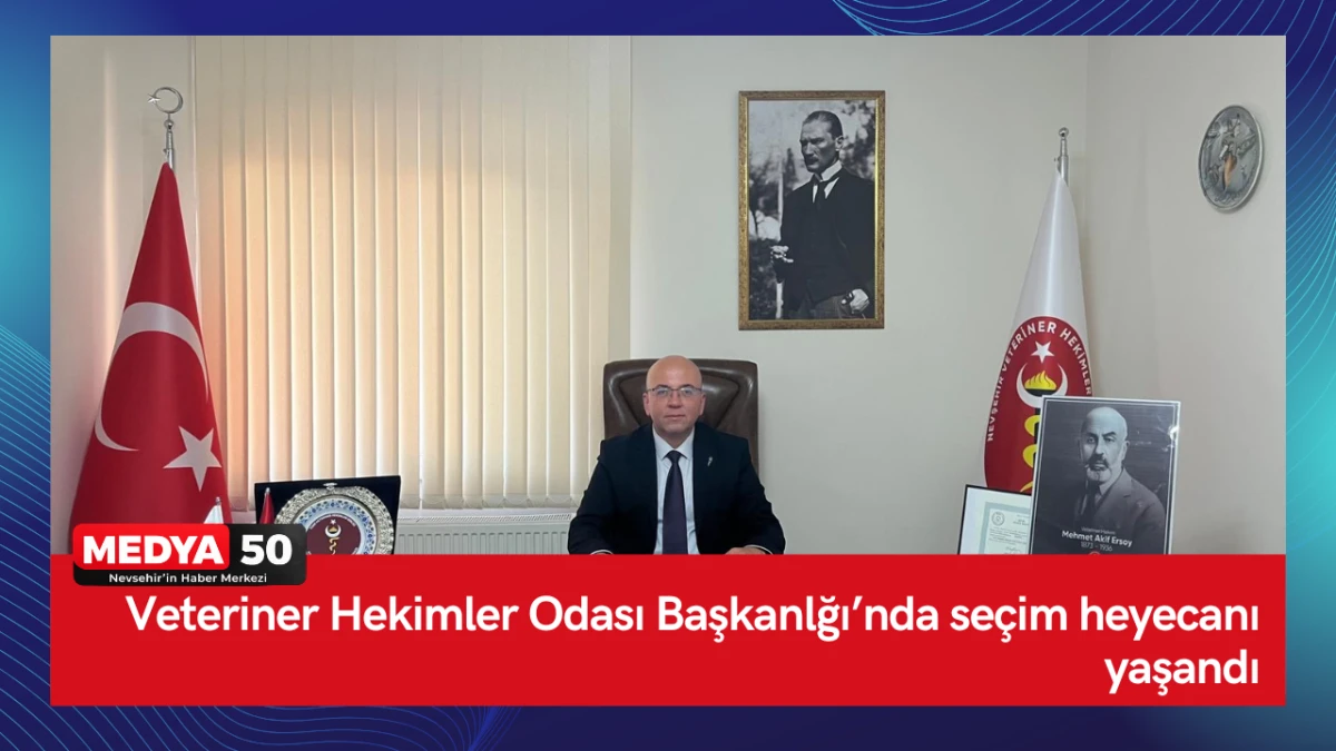 Veteriner Hekimler Odası Başkanlğı&rsquo;nda se&ccedil;im heyecanı yaşandı